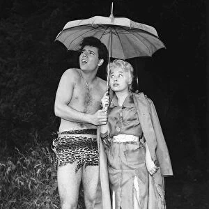Cliff Richard Actor Singer In The Film Tarzan with Barbara Windsor. 8th July 1960