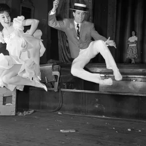 Cliff Richard and Carole Gray Rehearsal Print, 28th July 1961 Cliff Richard and Carole Gray Rehearsal Print, 28th July 1961