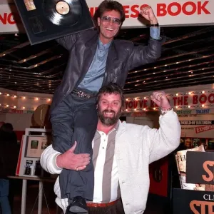 CLIFF RICHARD AND GEOFF CAPES PROMOTE CLIFFs SINGLE STRONGER CLIFF RICHARD AND GEOFF CAPES PROMOTE CLIFFs SINGLE STRONGER