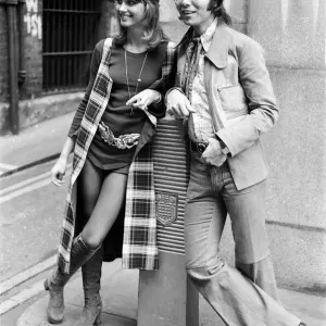 1971 London Palladium Print: Cliff Richard and Olivia Newton-John