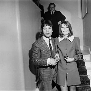 Cliff Richard with Sandie Shaw. 3rd January 1968