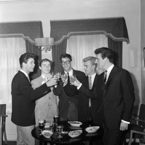Cliff Richard and The Shadows, left to right, Cliff Richard, Tony Meehan, Hank B Marvin Cliff Richard and The Shadows, left to right, Cliff Richard, Tony Meehan, Hank B Marvin
