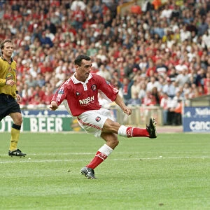 Clive Mendonca Charlton Athletic May 1998 Football Player scoring his first goal at