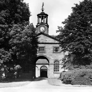 Clock tower entrance to the stables at Ormesby Hall. 17th February 1962 Clock tower entrance to the stables at Ormesby Hall. 17th February 1962
