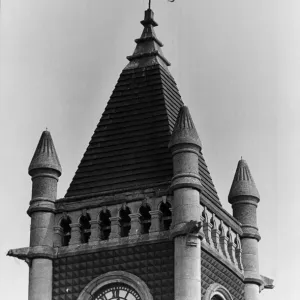 Clock Tower, Redcar, 17th September 1982 Clock Tower, Redcar, 17th September 1982