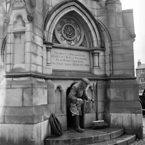 Stratford-upon-Avon Clock Tower Print, April 1954 Stratford-upon-Avon Clock Tower Print, April 1954