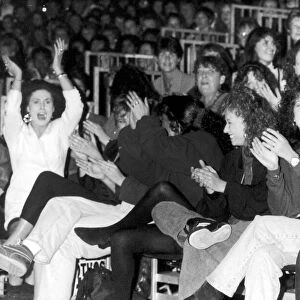 Clothes Show Live, happy members of the audience, Birmingham, 6th December 1990