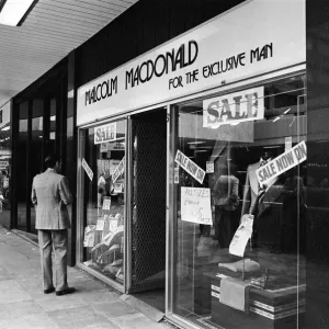 Clothes Shop owned by Malcolm MacDonald, Newcastle United Striker Clothes Shop owned by Malcolm MacDonald, Newcastle United Striker