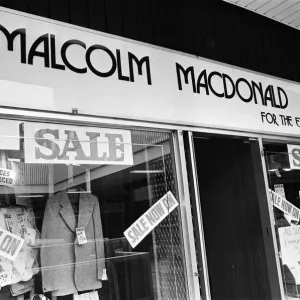 Clothes Shop owned by Malcolm MacDonald, Newcastle United Striker Clothes Shop owned by Malcolm MacDonald, Newcastle United Striker