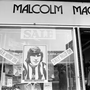 Clothes Shop owned by Malcolm MacDonald, Newcastle United Striker Clothes Shop owned by Malcolm MacDonald, Newcastle United Striker
