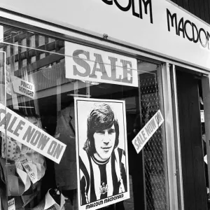 Clothes Shop owned by Malcolm MacDonald, Newcastle United Striker Clothes Shop owned by Malcolm MacDonald, Newcastle United Striker
