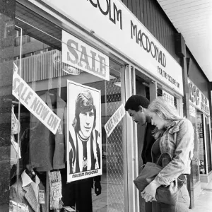 Clothes Shop owned by Malcolm MacDonald, Newcastle United Striker Clothes Shop owned by Malcolm MacDonald, Newcastle United Striker