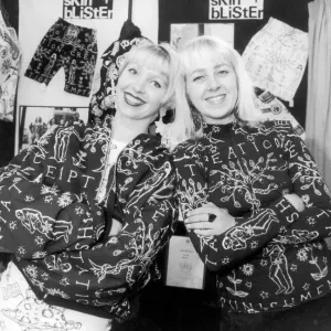 1990 Clothes Show Print: Julie and Jane Collins