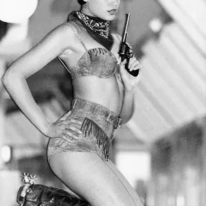 Clothing : Beachwear. Model Nikki G gets wild over the west Clothing : Beachwear. Model Nikki G gets wild over the west