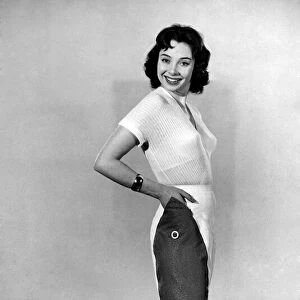 Clothing Fashion 1956. July 1956 P021281