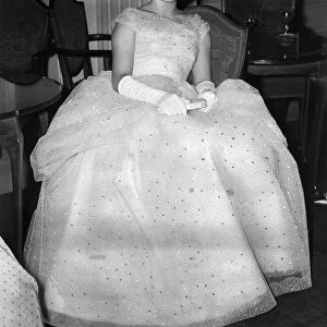 Clothing Fashion 1959: Mara Jenkevics the Latvian refugee at the Ball