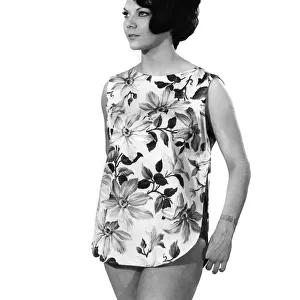 Clothing Fashion 1966: Model Jo-Ann Asher. May 1966 P021442
