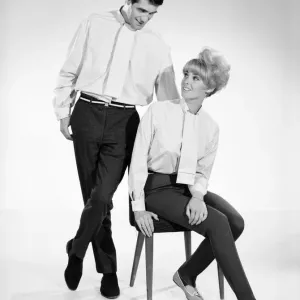 Clothing: Fashion: Shirts: Man and woman (Peter Christian and Yvette Davies