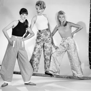 Clothing: Fashion: Trousers: Woman wearing Dutch pants. 1966
