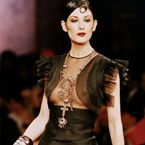 Clothing France Paris fashion 94 Designer Christian Lacroix January 1994