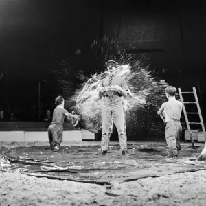 Bertram Mills Circus Clowns Print, April 1959 Bertram Mills Circus Clowns Print, April 1959