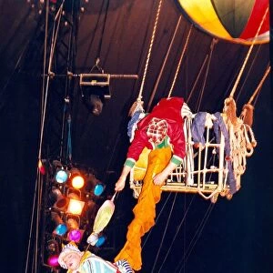Clowns performing at the Russian State Circus
