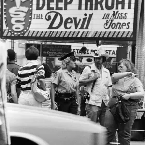 Clubs and movie houses in New York. September 1983 Clubs and movie houses in New York. September 1983