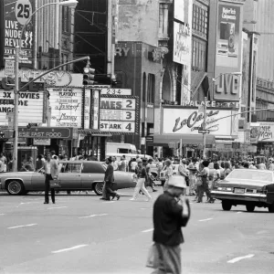 Clubs and movie houses in New York. September 1983 Clubs and movie houses in New York. September 1983