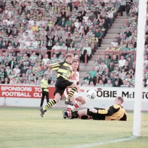 Clyde 1-3 Celtic, Scottish League Cup Second Round match at Broadwood Stadium Clyde 1-3 Celtic, Scottish League Cup Second Round match at Broadwood Stadium