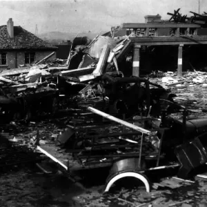 Clydebank Blitz: Bankhead Primary School Print