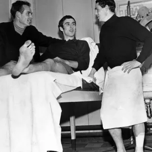 Three of Clydes injured stars take a break during their treatment session Three of Clydes injured stars take a break during their treatment session