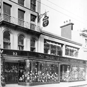 The Co-Op store in Torquays Union Street which was demolished in the 1970s to make