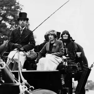 Coaching Club meet in Hyde Park. Lieutenant Longfield who drove the R. H Coaching Club meet in Hyde Park. Lieutenant Longfield who drove the R. H