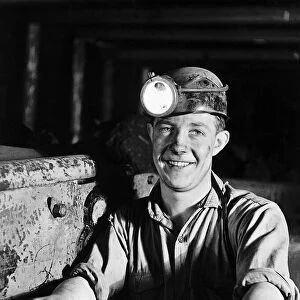 Coal Miner James Turner from Newcastle who drives an electric shuttle car down the mine