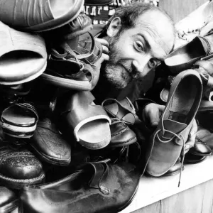 Cobbler Derek Croasdale wishes the boots in his shop would do some walking back to thie Cobbler Derek Croasdale wishes the boots in his shop would do some walking back to thie
