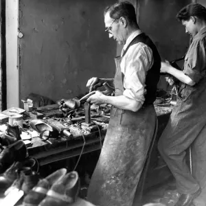 The cobbler Mr. William Bell cobbles hard all day but no longer at night The cobbler Mr. William Bell cobbles hard all day but no longer at night