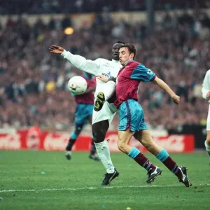 Coca Cola Cup Final Aston Villa 3 - 0 Leeds, held at Wembley. Gareth Southgate in action Coca Cola Cup Final Aston Villa 3 - 0 Leeds, held at Wembley. Gareth Southgate in action