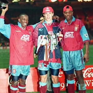 Coca Cola Cup Final Aston Villa 3 - 0 Leeds, held at Wembley. 24th March 1996