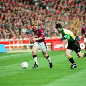 Aston Villa Celebrate 1994 Coca Cola Cup Final Print