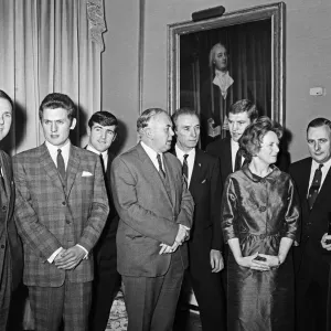 Cocktail party held for sports personalities by the Prime Minister Harold Wilson at 10 Cocktail party held for sports personalities by the Prime Minister Harold Wilson at 10