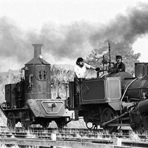 A Coffee Pot Loco and the Lewin Locomotive (right) two of the steam engines which can be