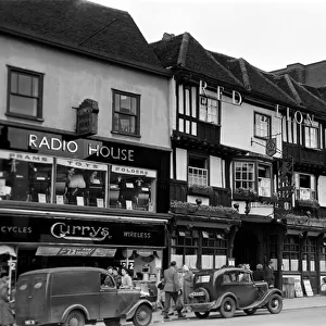 Colchester. Essex, street scenes. June 1952 C3016