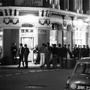 The Coleherne After 7 Restaurant, Earls Court, London Print (1971)
