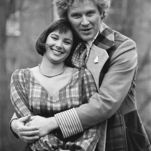 Colin Baker, new Doctor Who, the 6th, with actress Nicola Bryant