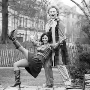 Colin Baker, new Doctor Who, the 6th, with actress Nicola Bryant