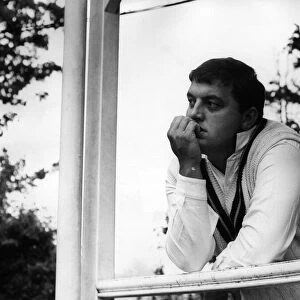 Colin Milburn, May 1968 Northants Cricket player looking dejected as