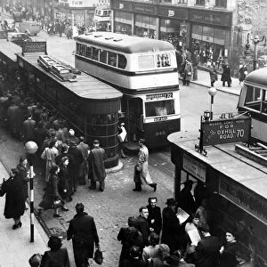 Colmore Row, Birmingham. 25th March 1949