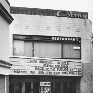 Colony Cinema and restaurant in Lower Union Lane, Torquay shortly before it closed
