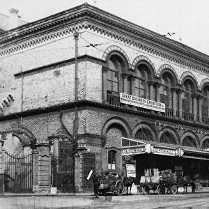 Colston Hall, concert hall on Colston Street, Bristol, Circa 1900