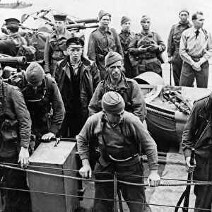 Combined Operations raid on Dieppe on 19th August 1942. Canadian and U. K